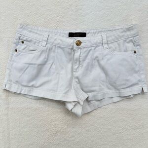 Y2K Vintage South Pole White Denim Shorts